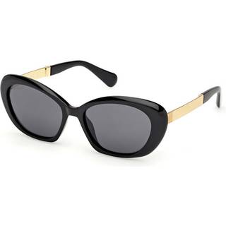 Max & Co. MO0133 01A 55 Solbriller Kvinder Black - Shiny Black - 55mm