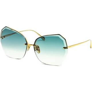 Linda Farrow LFL1546 C2 Standard Solbriller Kvinder Guld - Gold - Standard