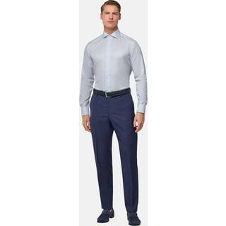 BOGGI MILANO Herren Hemd blau gestreift Slim Fit