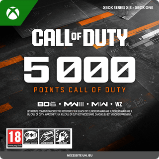 5,000 CALL OF DUTY POINTS