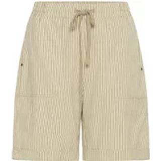 Kaffe Kanaya Striped Shorts Shorts & Knickers 10509008 Chincilla / White Stripe (44)