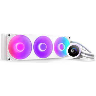 NZXT Kraken Plus 360 RGB White - CPU Vandkøling