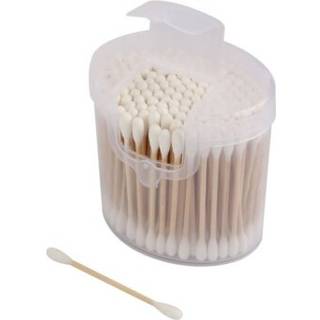 Träpinne bomullspinnar qtips xmhf dubbel tippad med bomullshuvuden- mångsidig säker mycket absorberande och hygienisk