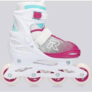 Roces Jokey X Inliners Pige (Hvid/Pink/Grøn)