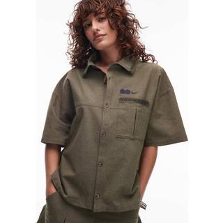 Oversized Naomi Osaka-overdel med korte ærmer - grøn - L (EU 44-46)