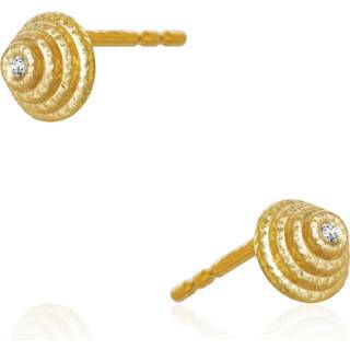 Dulong Thera Twist Small Øreringe 18 kt. Guld 0,012 ct. THE1-A2030 - Dame - Gold
