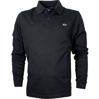 Paul And Shark Logo Polo T Shirt Black