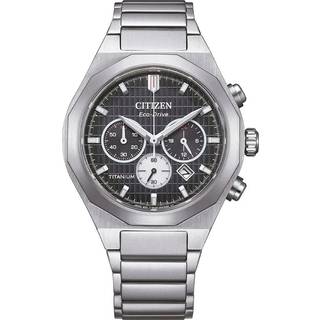 Citizen CA4690-51E Eco-Drive Herrenuhr Solar Chronograph Titan Schwarz