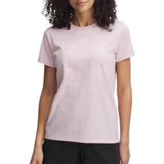 Under Armour Rival Core Women's Short Sleeve Prime Pink / White M