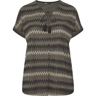 Yours Curve Slips Neck Pleat Bluse44