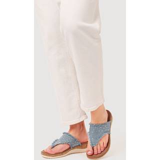 Pavers Pavers Blue Grippy Toe Post Sandals
