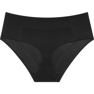 Triumph Sense Of Cotton midi trusse, sort, Størrelse: 36, Dame