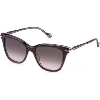 Yalea SYA196 FARZANA 0915 54 Solbriller Kvinder Purple - Purple Horn - 54mm
