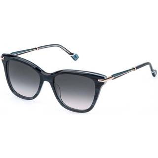 Yalea SYA196 FARZANA 0V84 54 Solbriller Kvinder Blue - Shiny Mother of Pearl Blue Horn - 54mm