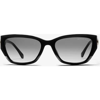Michael Kors Kvinde MK2242D PEARL RIVER 30058G Solbriller Injiceret Sort Grå Geometrisk Normal Skygge