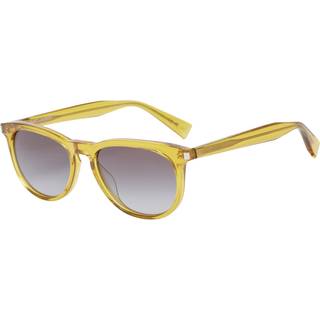 SAINT LAURENT Kvinde SL 797 005 Solbriller Acetat Gul Røg Rund