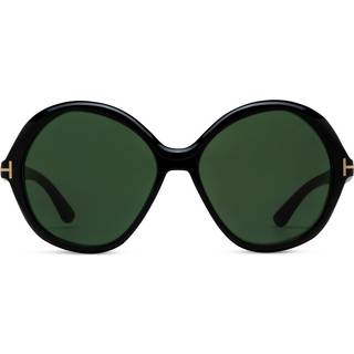 Tom Ford FT1282 ANNABELLE-02 01N 60 Solbriller Kvinder Black - Shiny Black - 60mm