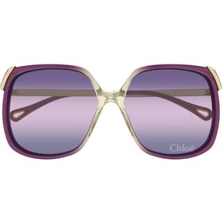 Chloé CH0286S 006 60 Solbriller Kvinder Burgunder - Burgundy - 60mm