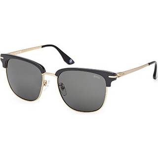 BMW BW0067-H Polarized 20D 57 Solbriller Mænd Grå - Shiny Dark Grey On Gold - 57mm