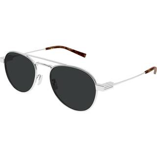 SAINT LAURENT Mand SAINT LAURENT SL 708 002 Solbriller Metal Sølv Sort Rund - Sølv
