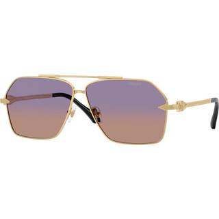 Versace Mand VE2284 1002EL Solbriller Metal Guld Pilot Normal Skygge