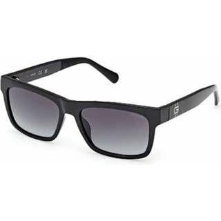 Guess GU00221 01B 57 Solbriller Mænd Black - Shiny Black - 57mm