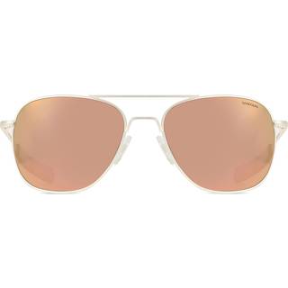 Randolph Engineering Aviator Perfect Pair Polarized AF513 58 Solbriller Mænd Silver - Satin Silver - 58mm