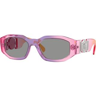 Versace Mand VE4361 5537/1 Solbriller Nylon Rosa Grå Geometrisk Normal