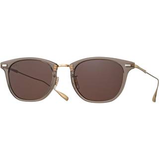 Eyevan Leonor SMK 52 Solbriller Mænd Brun - Transparent Hickory Smoke Brown - 52mm