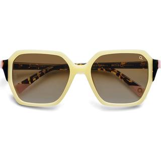 Etnia Barcelona Navas YW 54 Solbriller Kvinder Gul - Lemon Yellow Tortoise Laminate - 54mm