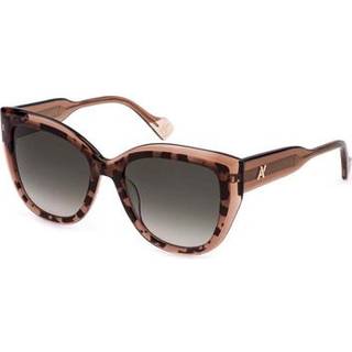 Yalea SYA192V PALOMA 01GQ 54 Solbriller Kvinder Tortoiseshell - Pink Tortoise On Transparent Brown - 54mm