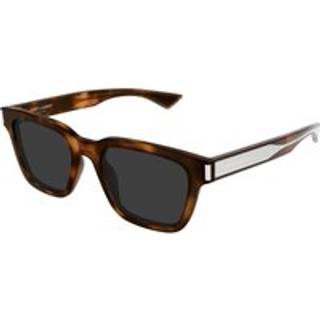 SAINT LAURENT Unisex SL 790 003 Solbriller Acetat Havana Grå Firkantet