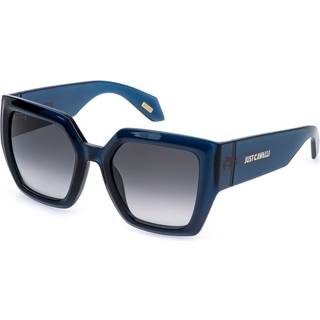 Just Cavalli SJC149 07FK 53 Solbriller Kvinder Blue - Shiny Transparent Blue - 53mm