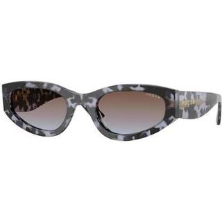 VOGUE EYEWEAR Kvinde VO5585S 314748 Solbriller Acetat Blå Blå Geometrisk Normal Skygge