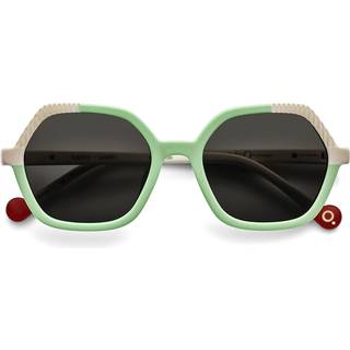 Etnia Barcelona Turtle Sun Børn GRWH 47 Solbriller Børn Grøn - Light Green White Laminate - 47mm