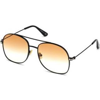 Tom Ford FT0758 DELILAH 01F 58 Solbriller Kvinder Black - Shiny Black - 58mm