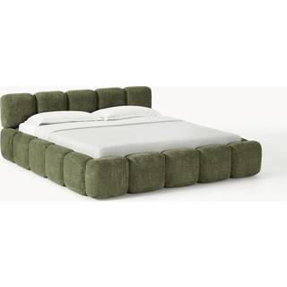 Polsterseng Tayla af teddy-bouclé