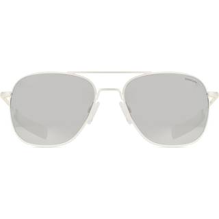 Randolph Engineering Aviator Perfect Pair Polarized AF509 58 Solbriller Mænd Silver - Satin Silver - 58mm
