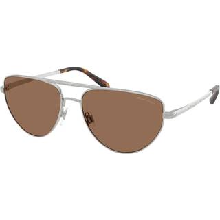 Ralph Lauren Kvinde RL7090 900173 Solbriller Stål Sølv Brun Pilot Normal