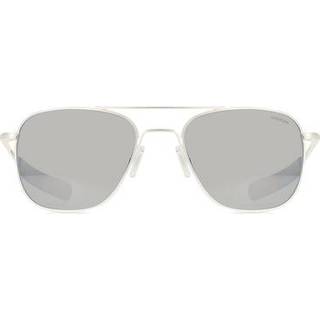 Randolph Engineering Aviator Perfect Pair Polarized AF508 55 Solbriller Mænd Silver - Satin Silver - 55mm