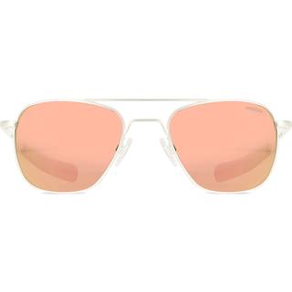 Randolph Engineering Aviator Perfect Pair Polarized AF511 52 Solbriller Mænd Silver - Satin Silver - 52mm