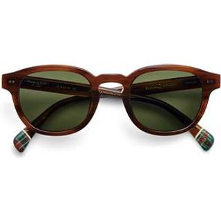 Etnia Barcelona Pala II Sun Polarized HVGR 48 Solbriller Mænd Tortoiseshell - Striped Dark Brown Tortoise - 48mm