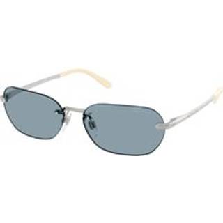 Ralph Lauren Kvinde RL7089 900172 Solbriller Metal Sølv Blå Firkantet Normal