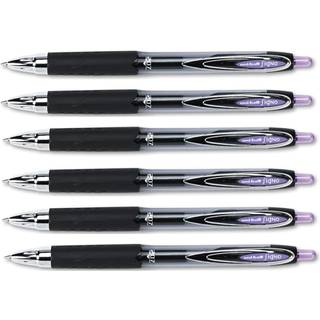 Uni-Ball Signo 207 Udtr?kkelig gelbl?kpenner 0,7 mm Medium Point 6-Count (lilla medium)