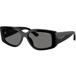 VOGUE EYEWEAR Kvinde VO5642SU W44/81 Solbriller Acetat Sort Grå Firkantet Polariseret