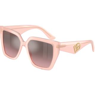 Dolce & Gabbana Kvinde DG4438 33847E Solbriller Acetat Rosa Rosa Firkantet Normal Skygge