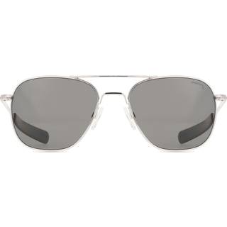 Randolph Engineering Aviator Polarized AF485 58 Solbriller Mænd Silver - 23K White Gold - 58mm