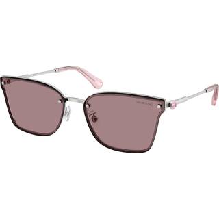 Swarovski Kvinde SK7036D 40237N Solbriller Metal Sølv Brun Geometrisk Normal