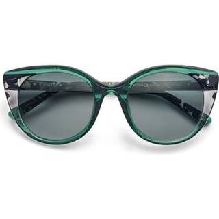 Etnia Barcelona Port Vell GRBK 53 Solbriller Kvinder Grøn - Transparent Green Pattern Black Laminate - 53mm