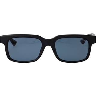 Montblanc Mand MB0383S 003 Solbriller Acetat Sort Blå Firkantet